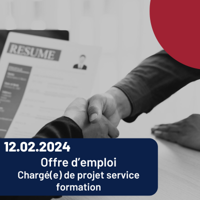 Lire la suite à propos de l’article Offre d’emploi – Chargé(e) de projet service formation