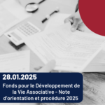 Fonds pour le Développement de la Vie Associative – Note d’orientation et procédure 2025 pour le département de l’Isère